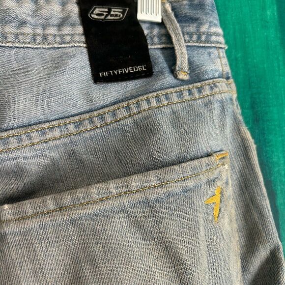 Fifty five Diesel Stylish Light Blue Men's Skinny Jeans 32 4 Button Fly - Picture 6 of 16